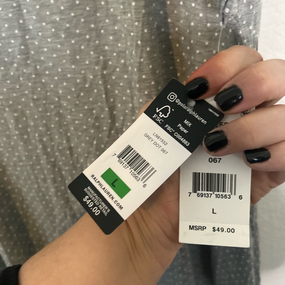 NWT Dolman Sleeve Sleep Shirt
Lauren Ralph Lauren Large - Picture 6 of 11